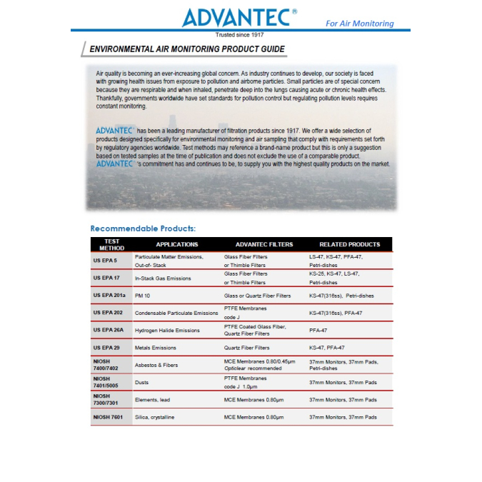 空氣監測產品-英文版